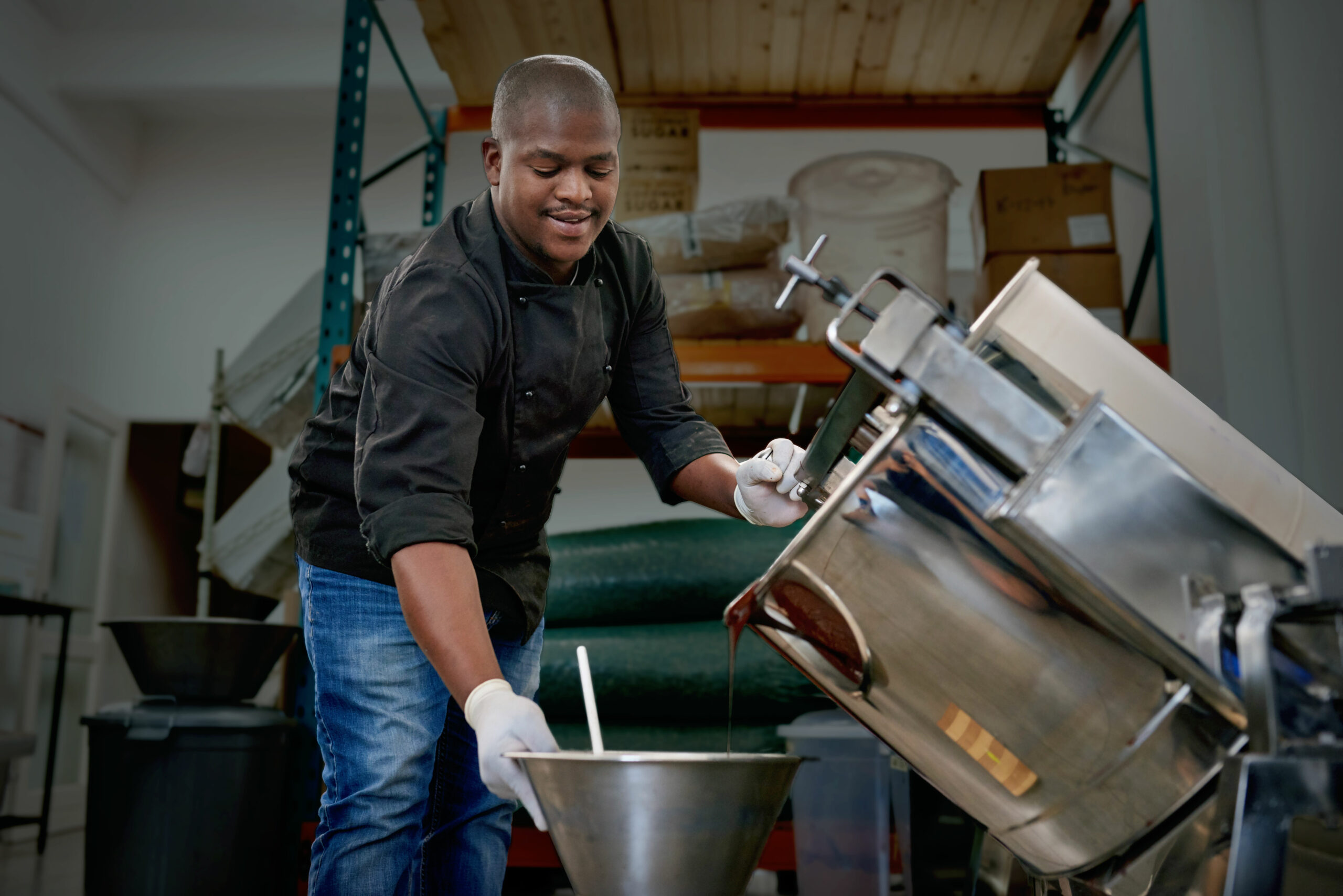 Extraction agent manufacturing chocolate